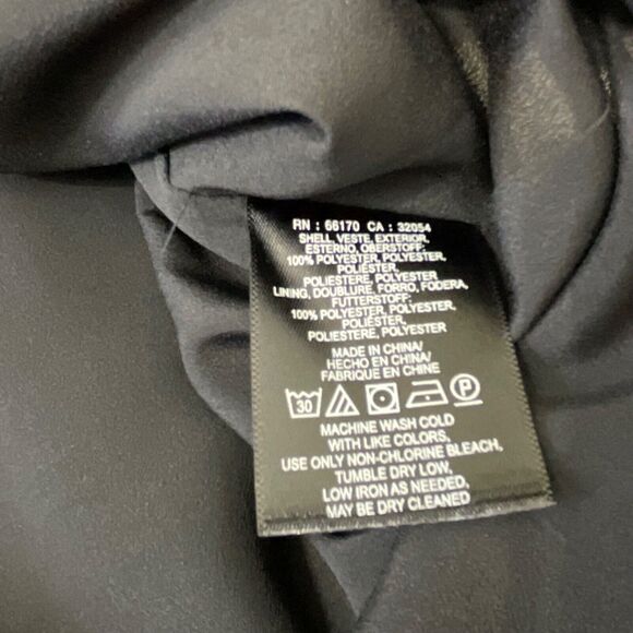 Anthropologie Draped LBD midi Dress women’s 4 Black Crepe V Neck /back cinch tie - Picture 14 of 15